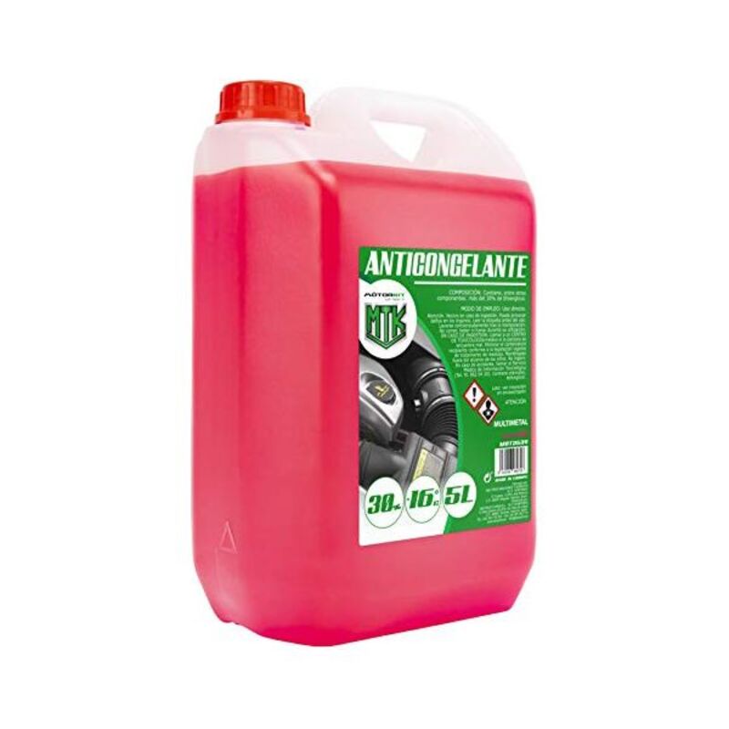 Anticongelante Motorkit -16º 30% Cor de Rosa (5 L) – Mercado do Clássico