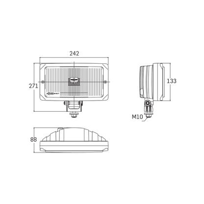 Farol auxiliar de nevoeiro SIM 3225