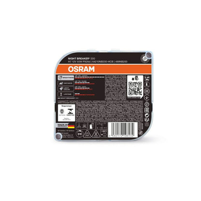 Lâmpada para Automóveis Osram O64210NB200HCB 55 W PX26D 3550 K 12 V (2 Unidades)