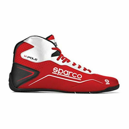 Botas de karting Sparco K-Pole, vermelho/branco (30)