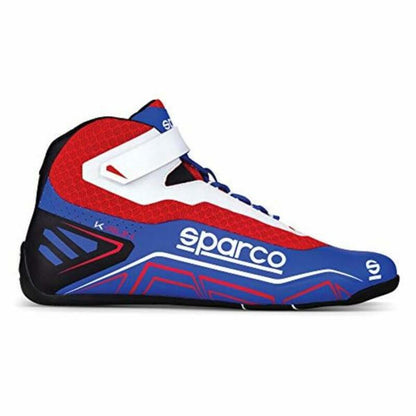 Botas de karting Sparco K-Run, azul/vermelho (45)