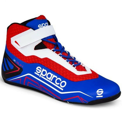 Botas de karting Sparco K-Run, azul/vermelho (45)