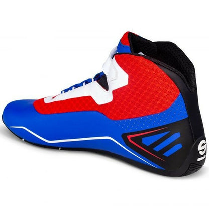 Botas de karting Sparco K-Run, azul/vermelho (45)