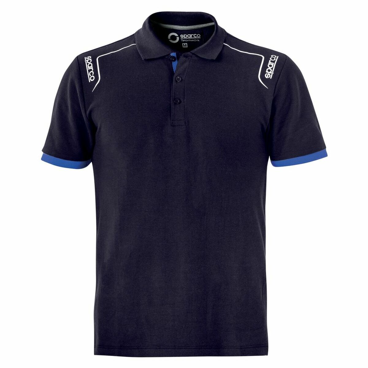 Polo de Manga Curta Sparco STRETCH Azul Marinho XXL