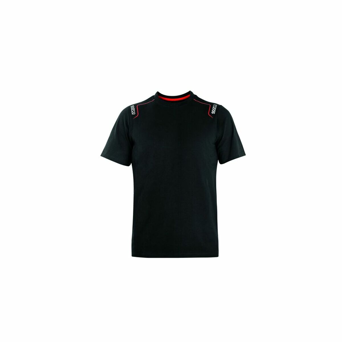 Camisola de Manga Curta Sparco TECH STRETCH Preto Tamanho L