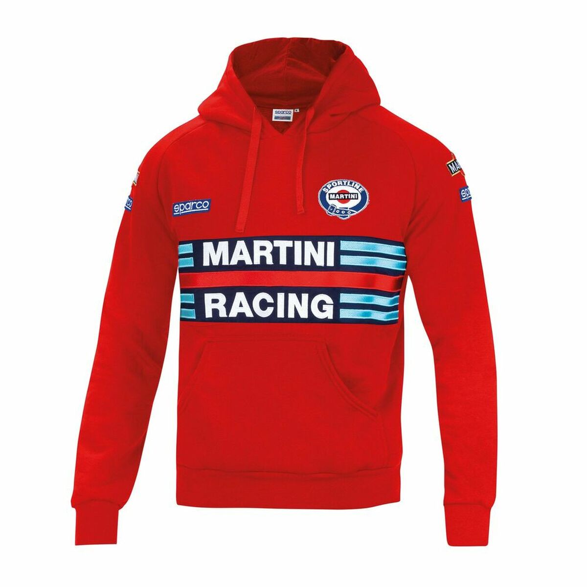 Polar com Capuz Homem Sparco MARTINI RACING Vermelho Tamanho XL