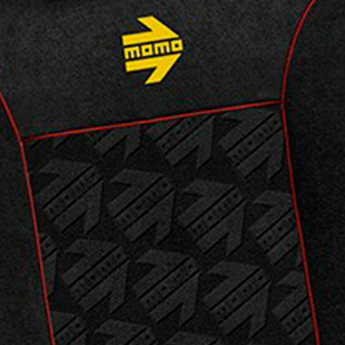 Conjunto de Capas para Assentos Momo MOMLSC050BR Preto Vermelho 11 Peças