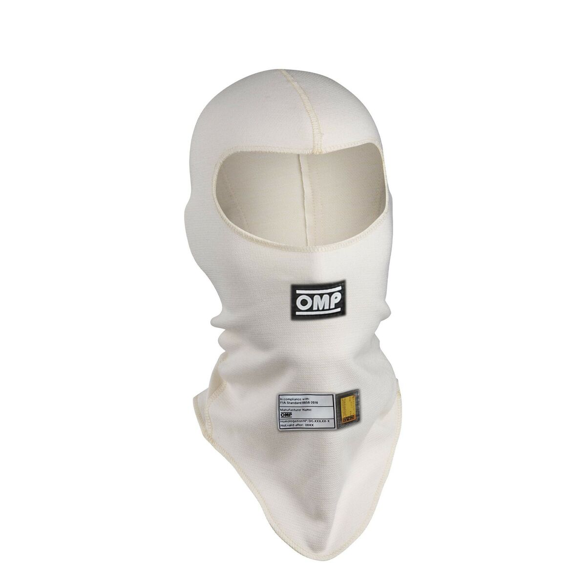 Balaclava OMP First, branco (tamanho M)