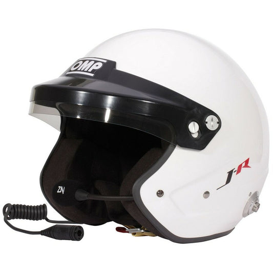 Capacete de competição OMP J-Rally, branco (XL)