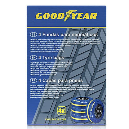 Conjunto de cobertura de pneus Goodyear GOD6000 (4 Unidades)