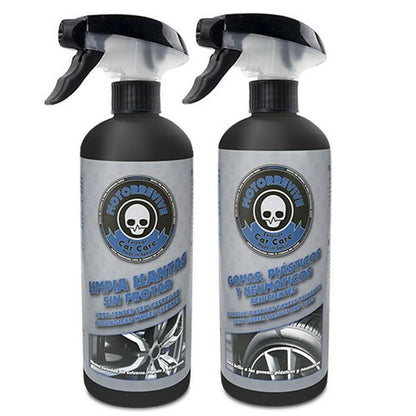 Kit de Limpeza & Armazenamento Motorrevive ZMRV0003 2 Peças Limpador de Pneus Limpador de Rodas