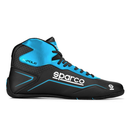 Botas para karting Sparco K-Pole, preto/azul (40)