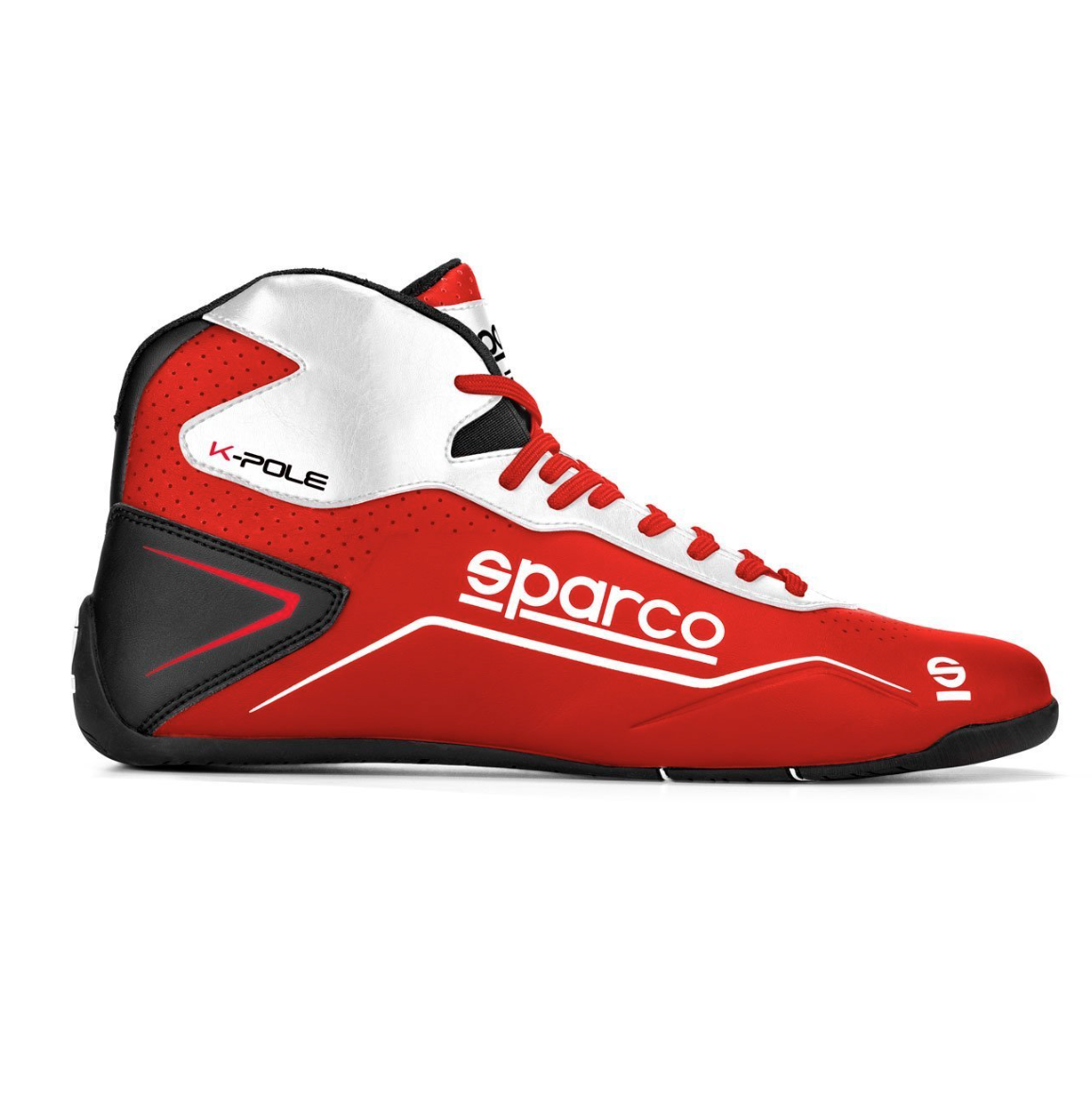 Sparco K-POLE rote Rennstiefel, Größe 38