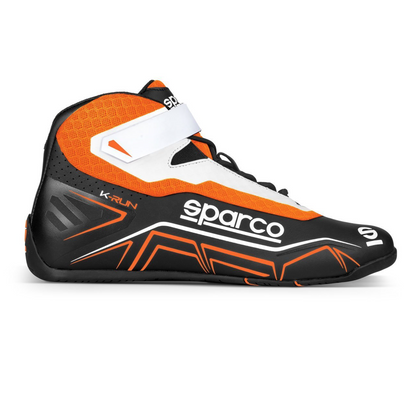 Botas para karting Sparco K-Run, preto/laranja (46)