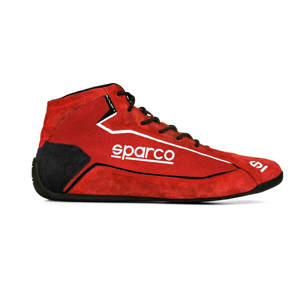 Botas de competição Sparco Slalom, vermelho, tamanho 42