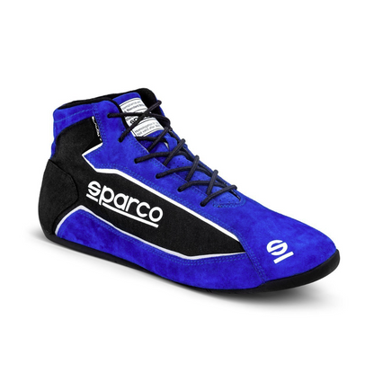 Botas de competição Sparco Slalom, preto/azul, tamanho 44