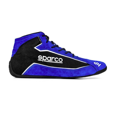 Botas de competição Sparco Slalom, preto/azul, tamanho 44