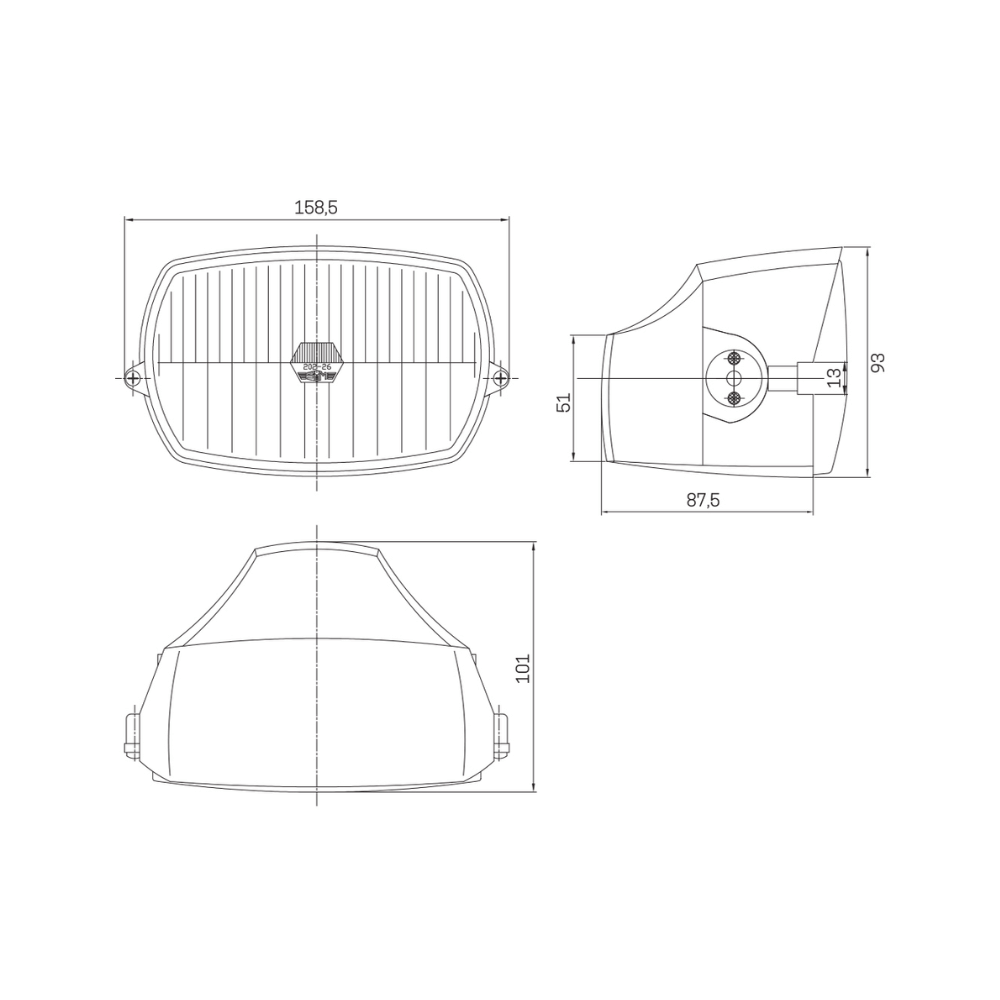 Farol para moto SIM 202.26