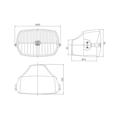 Farol para moto SIM 202.26