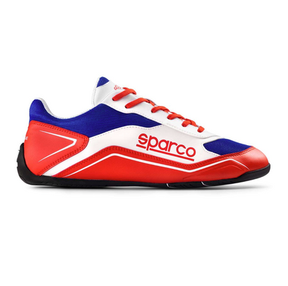 Sapatilhas Sparco S-Pole, vermelho/azul, tamanho 44