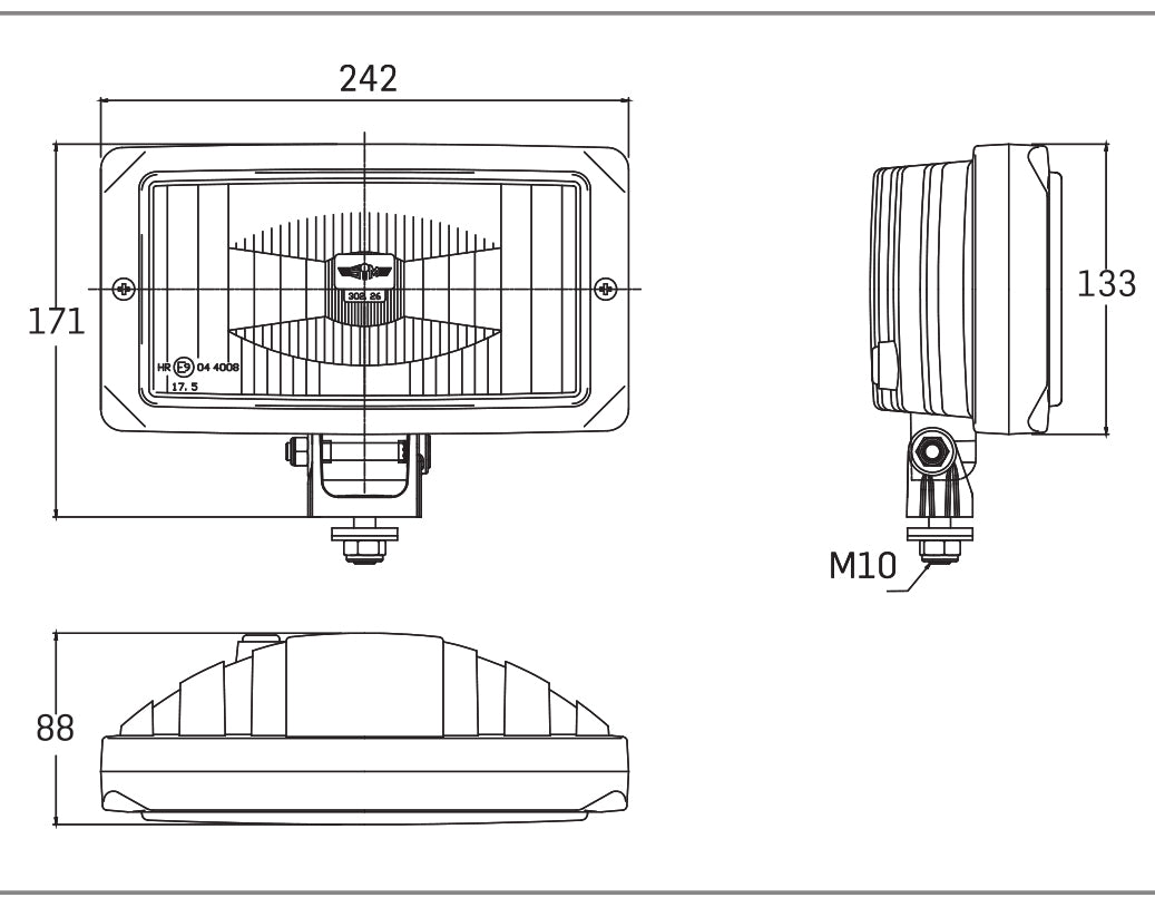 Farol auxiliar de longo alcance SIM 3226