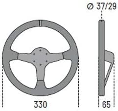 Volante Sparco Champion, 35 cm