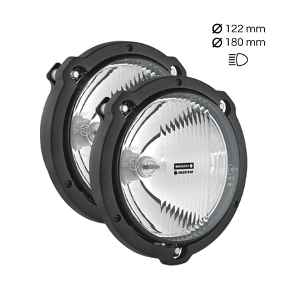 Pack de 2 faróis de longo alcance Wessem RAJD3