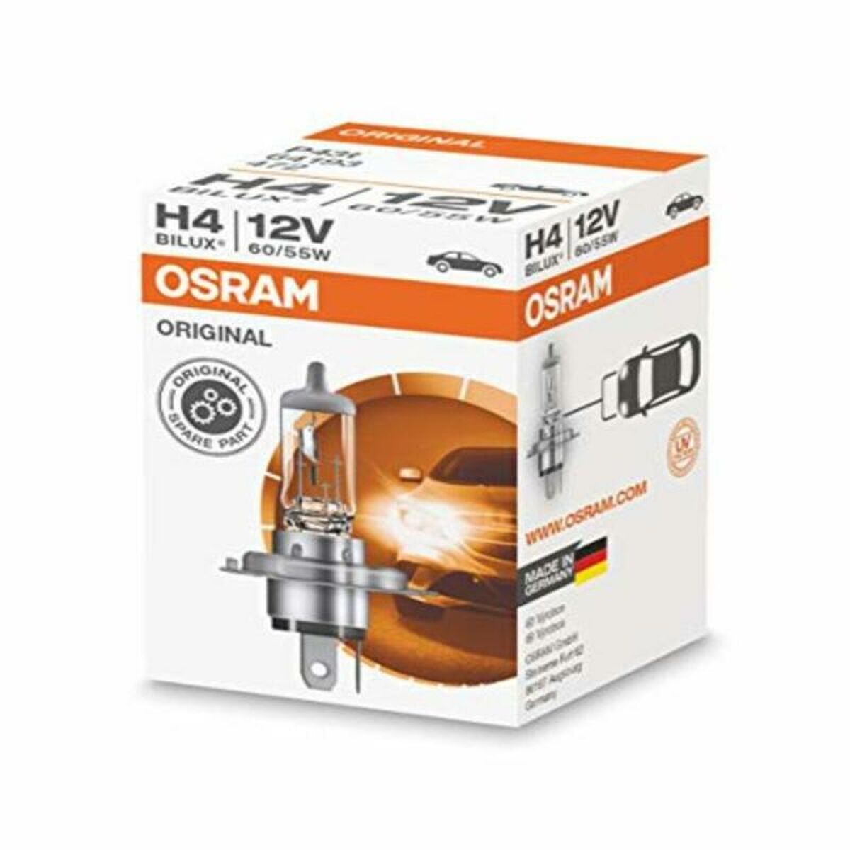 Lâmpada para carro Osram 64193.TP H4 12V 60/55W