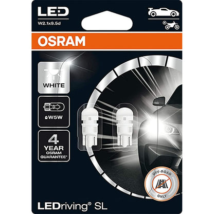 Osram OS2825DWP-02B Auto-Glühbirne 0,8 W 6000 K W5W