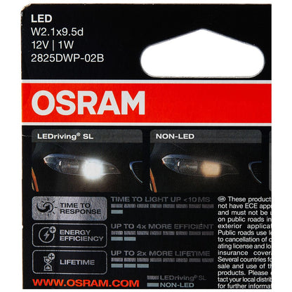 Osram OS2825DWP-02B Auto-Glühbirne 0,8 W 6000 K W5W