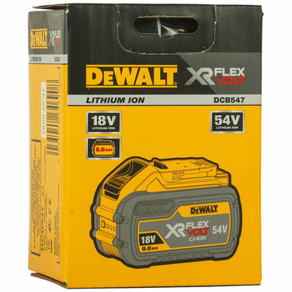 Bateria de lítio recarregável Dewalt DCB547-XJ 9 Ah 18 V