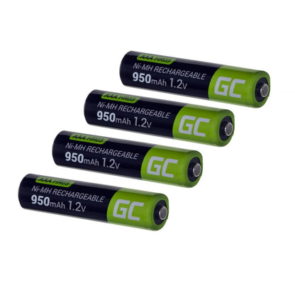 Bateria recarregável Green Cell GR03 950 mAh 1,2 V 1.2 V (4 Unidades)