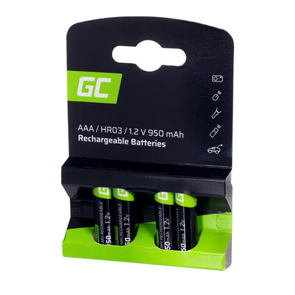 Bateria recarregável Green Cell GR03 950 mAh 1,2 V 1.2 V (4 Unidades)