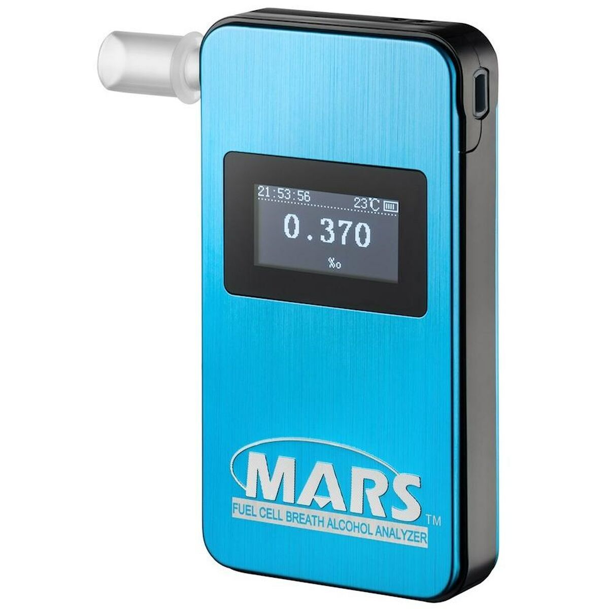 Alcoolímetro digital Alcovisor Mars  Azul