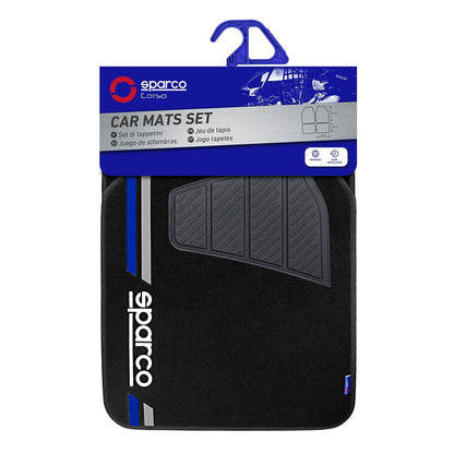 Conjunto de Tapetes de Carro Sparco SPCF508BL Azul Universal