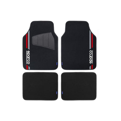 Tapetes para automóvel Sparco Corsa, Vermelho