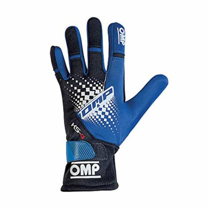 Kinder-Kart-Handschuhe OMP KS-4, Blau, verschiedene Größen