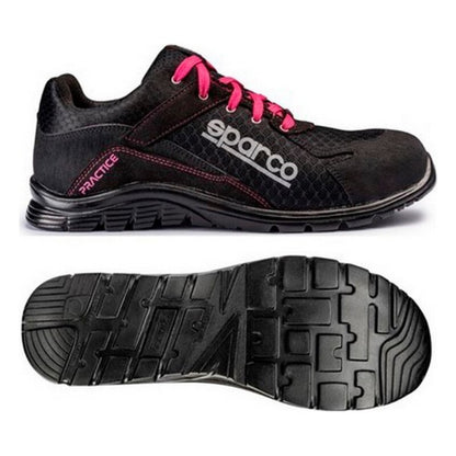 Sapatilhas Sparco Practice Preto Cor de Rosa