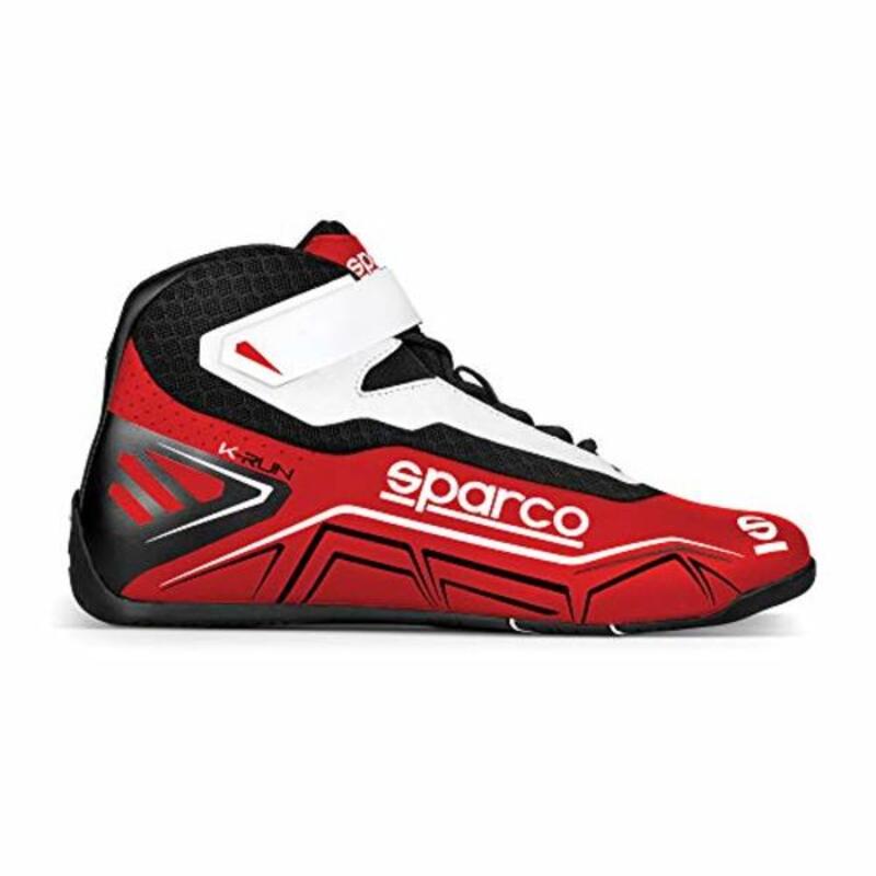 Botas de karting Sparco K-Run, vermelho/branco (45)