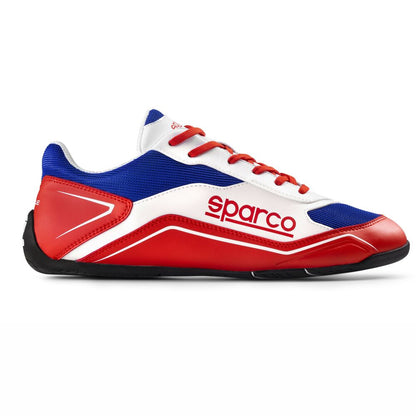 Sapatilhas Sparco S-Pole, branco/vermelho (48)