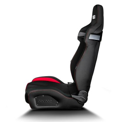 Baquet Sparco R333, preto/vermelho