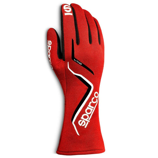 Sparco LAND Rote Handschuhe Größe 10