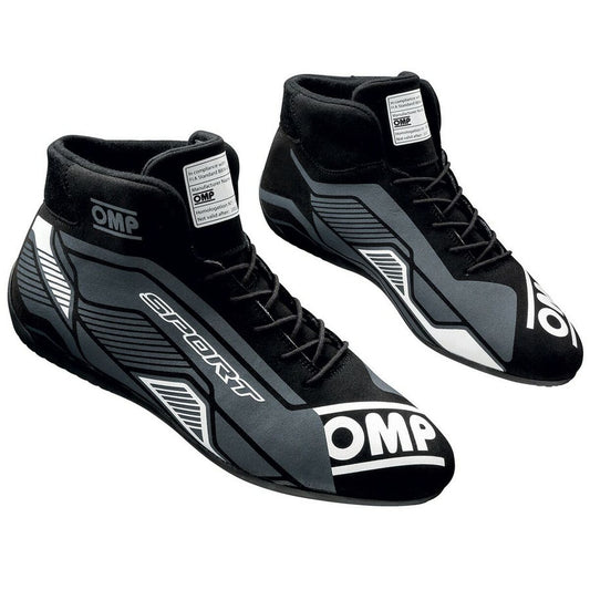 Botas de competição OMP Sport, preto, tamanho 38