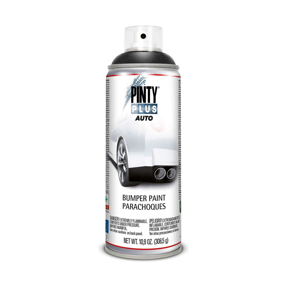 Pintyplus Auto BT104 Sprühfarbe 308,5 ml Bumper Black