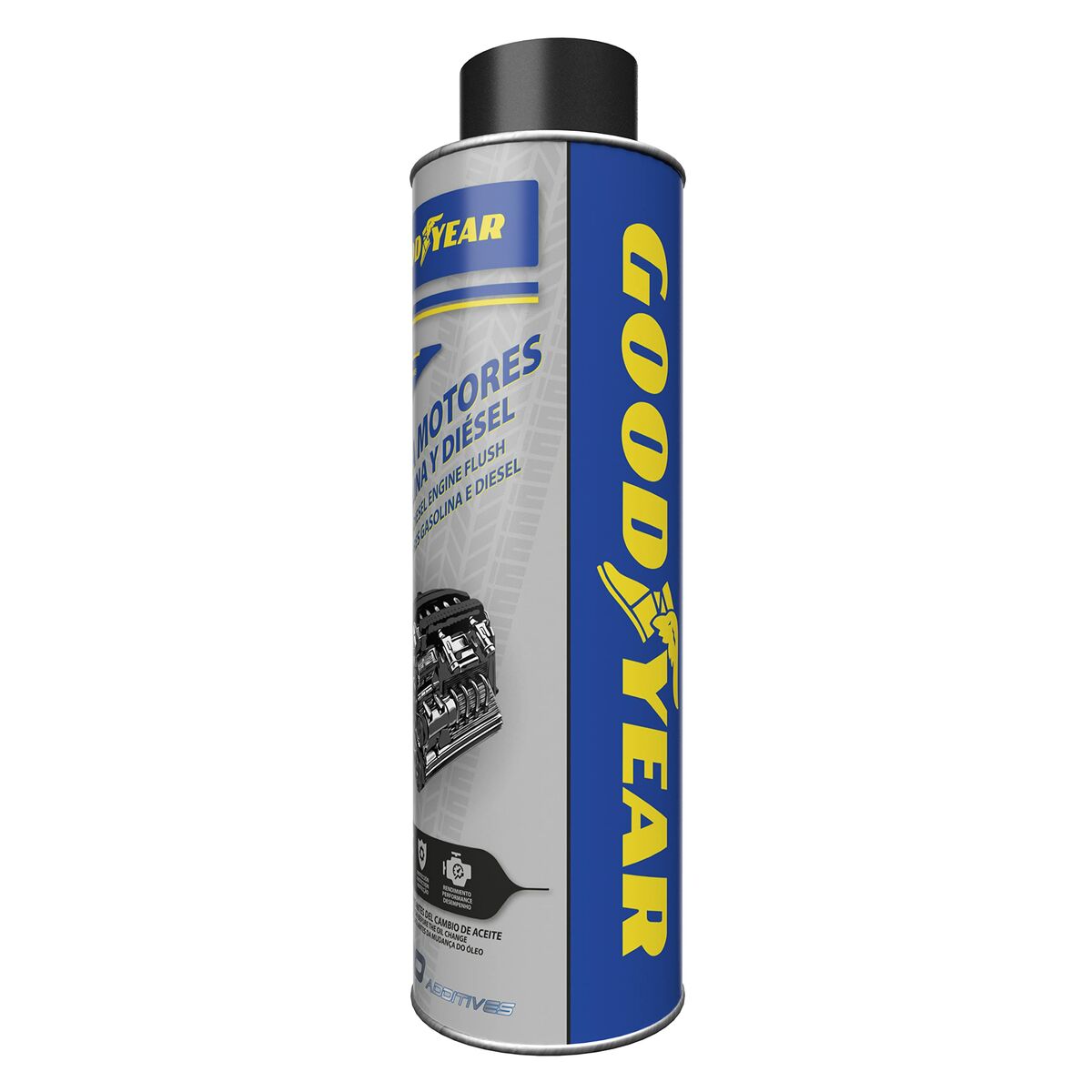 Agente de Limpeza para Motores Goodyear Gasolina Diesel 300 ml