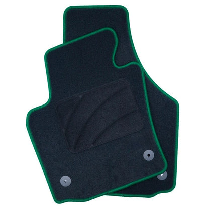 Tapetes de automóvel para Seat Leon Mk2 (2005-2012) (verde)