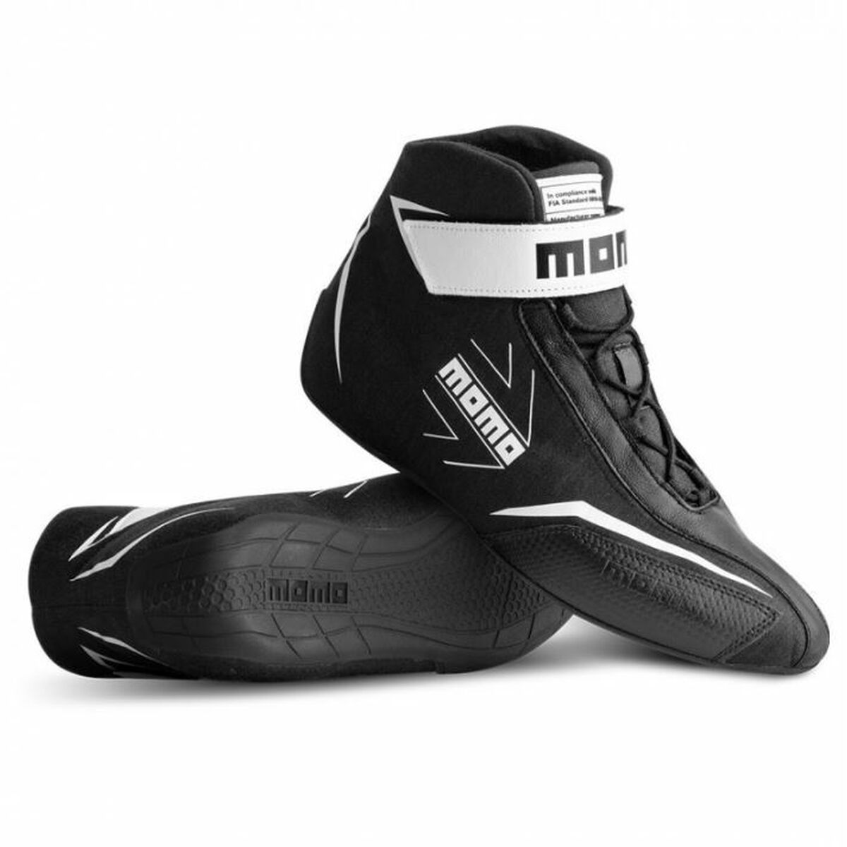 Botas de competição Momo Corsa Lite, Preto, tamanho 44