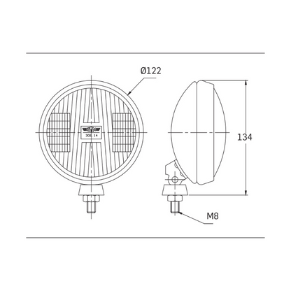 Farol auxiliar de nevoeiro SIM 3214